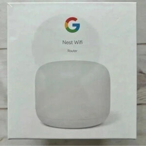 New Google Nest Snow AC2200 Round 4x4 MU-MIMO WiFi Dual Band Wireless Router